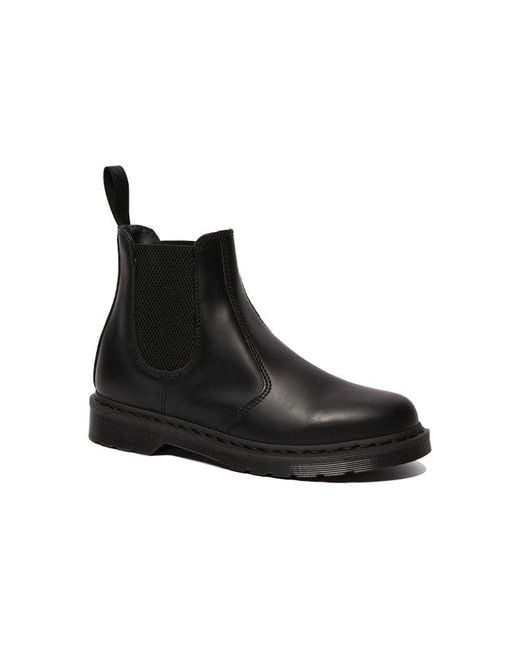 Dr. Martens Black 2976 Mono Smooth Leather Chelsea Boots