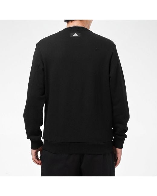 Adidas Blue Sportswear Graphic Crew Sweatshirt for men