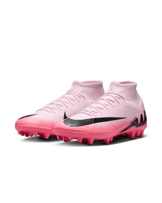 Nike Pink Mercurial Superfly 9 Academy Ag 'Mad Brilliance Pack for men