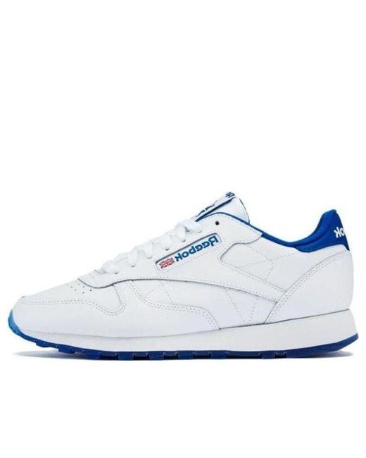 Reebok Blue Classic Leather Ice Shoes Vector' for men