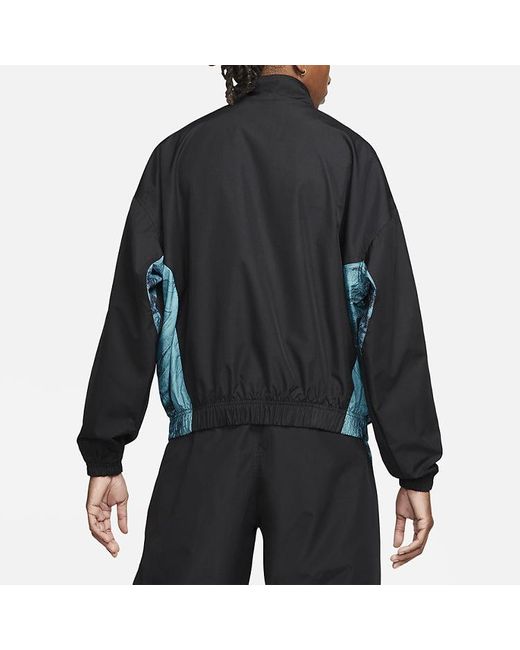 Nike Black X Skepta Crossover Printing Waterproof Sports Jacket Us Edition for men