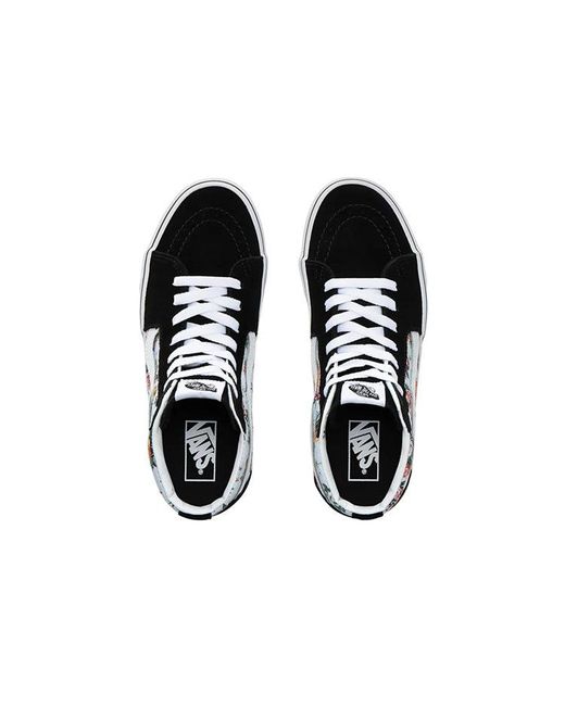 Vans Black Sk8-Hi 'Garden Floral' for men