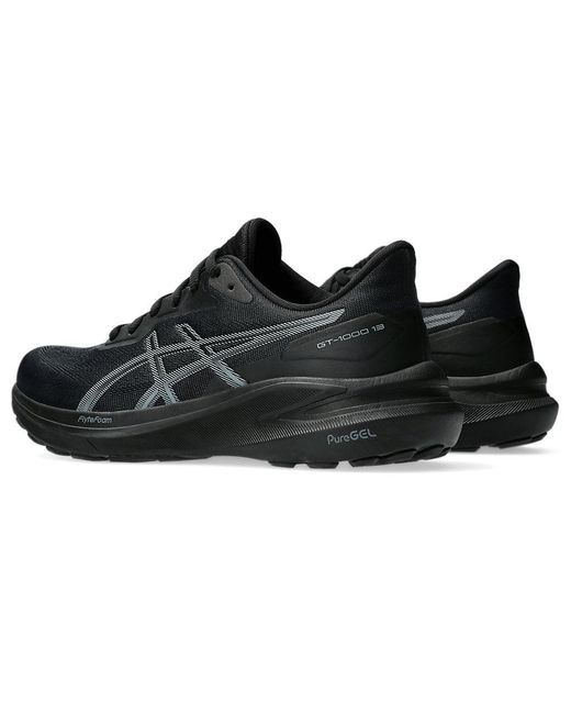 Asics Black (Wmns) Gt-1000 13 Sneakers Steel'