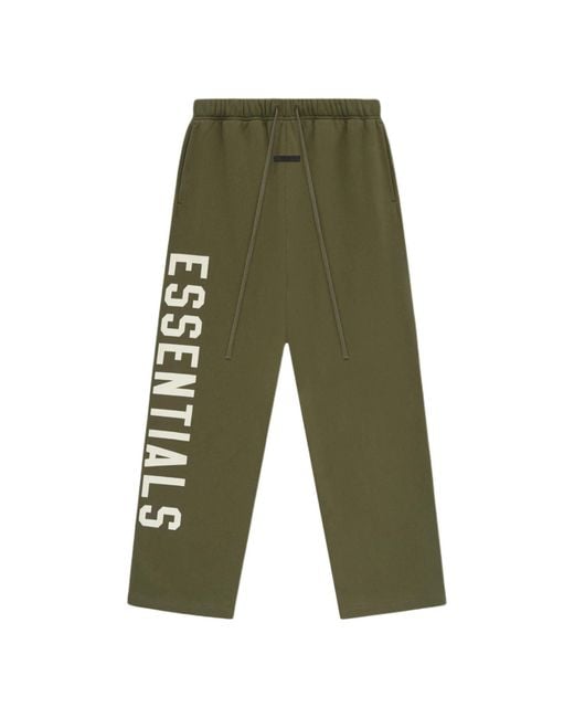Fear Of God Green Fall24 Back To School Fleece Relaxed Sweatpant for men
