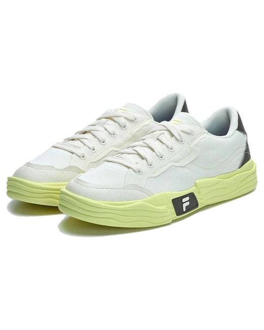 Fila White Pop 2 Skate Shoes for men