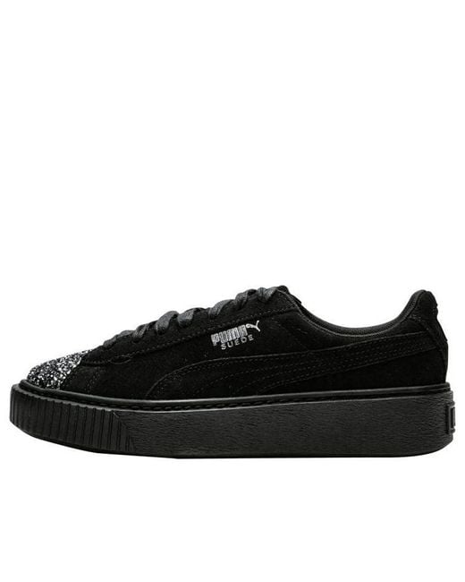 PUMA Black (Wmns) Suede Platform 'Crushed Gem