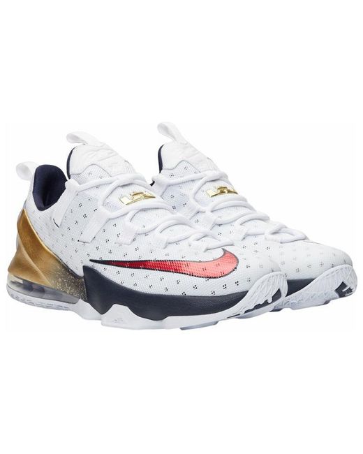 Nike Blue Lebron 13 Low 'Olympics' for men