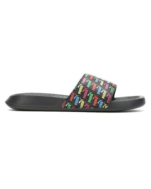 PUMA Green Popcat Mini Logo for men