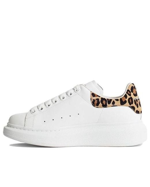 McQueen White (Wmns) Oversized Sneaker Leopard Suede'