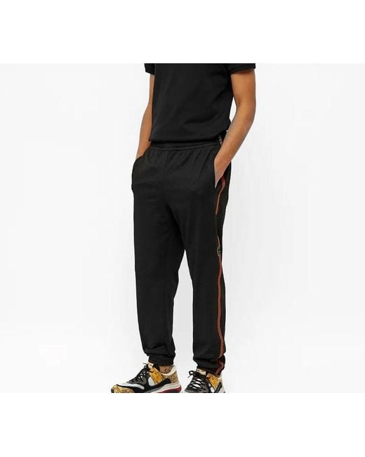 Gucci Black Airtex Rope Taped Gg Logo Track Pant for men