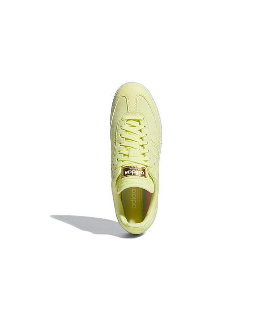 Adidas Yellow Samba Spikeless Golf Se 'Pulse' for men