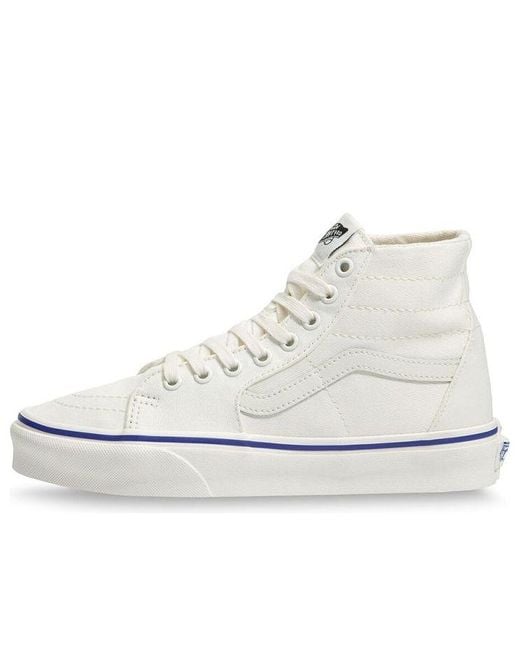 Vans White Sk8-Hi Tapered for men