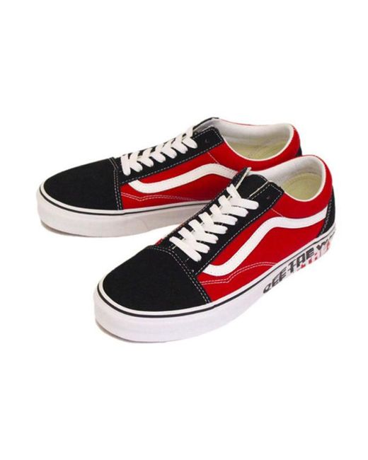 Vans Red Old Skool 'Otw Sidewall' for men
