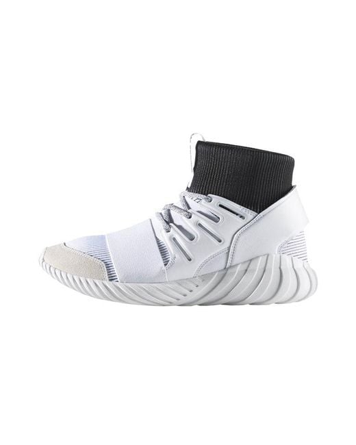 Adidas White Tubular Doom 'Yin Yang' for men