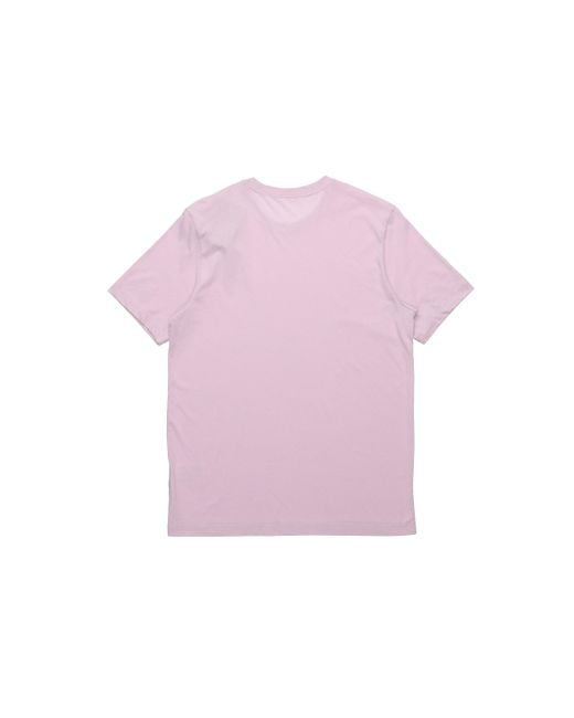 Nike Purple Sportswear Club Embroidered Small Round Neck Short Sleeve for men