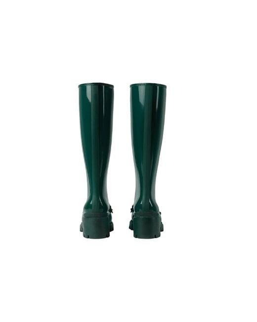 Gucci Blue (Wmns) Rubber Horsebit Tall Boots