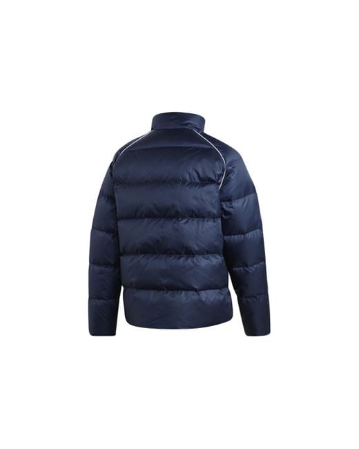 Adidas Blue Down Puffer Trefoil Jacket for men