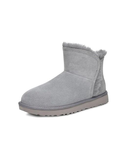 Ugg Gray (Wmns) Classic Mini Fluff High-Low