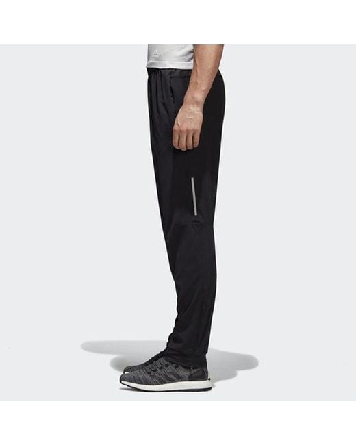 Adidas Black Zipper Tatting Sports Pants for men