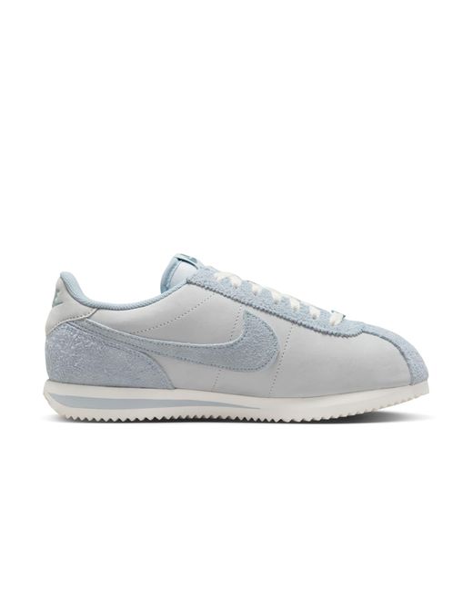 Nike Wmns Cortez Premium Leather Pure Platinum Armory in Gray Lyst
