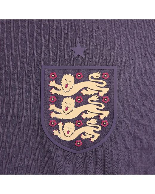Nike Blue England 24/25 Match Away Authentic Soccer Jersey for men