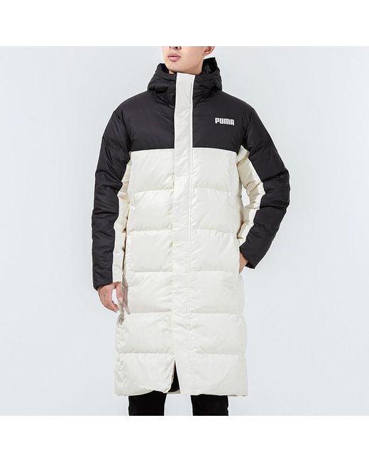 PUMA Black Puffer Coat Jacket for men