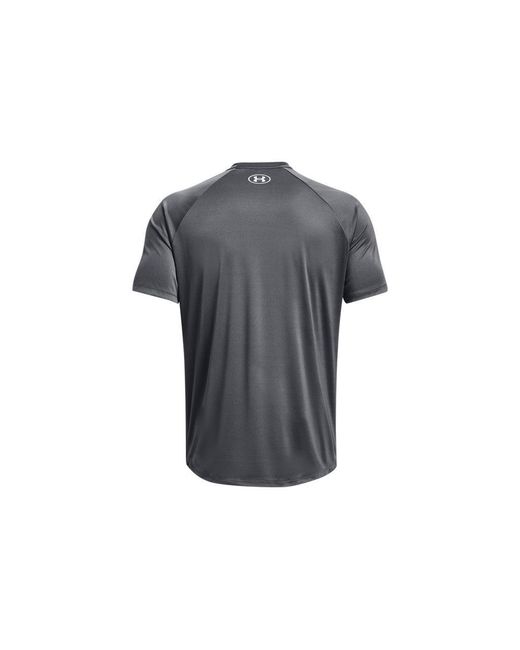 Under Armour Gray Velocity Logo Print Round Neck Training T-Shirt for men