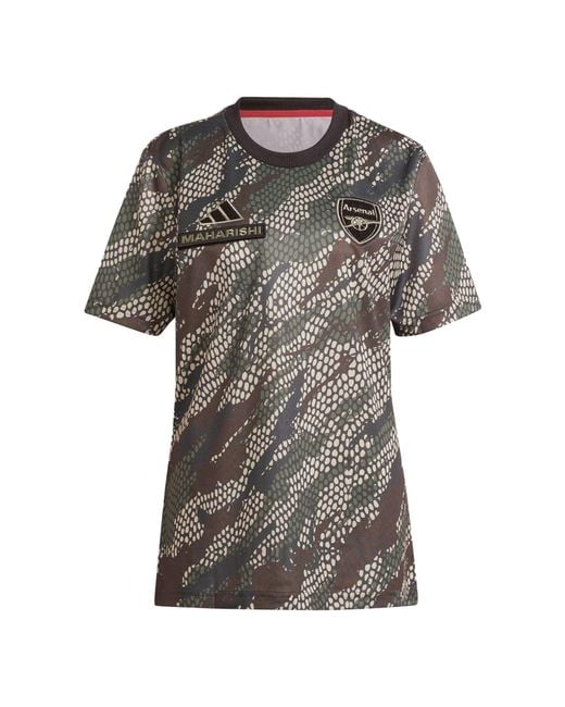  アーセナルFC×MAHARISHI ジャージー adidas X Maharishi Arsenal Jersey in Grey for Men | Lyst UK