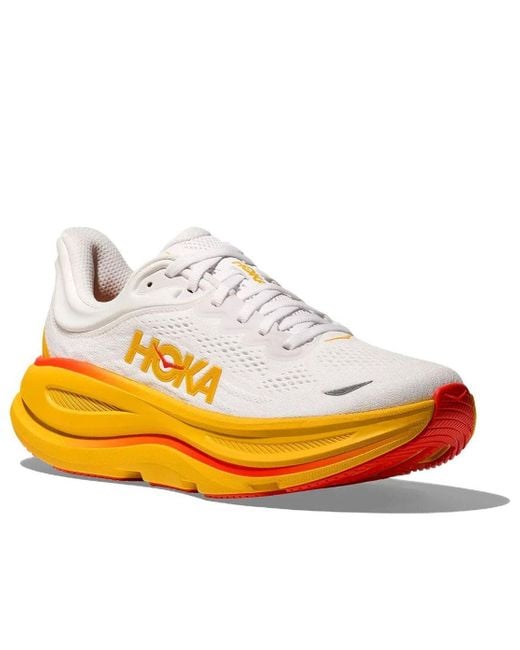 Hoka One One Yellow Bondi 9 'Frost Sunflower' for men