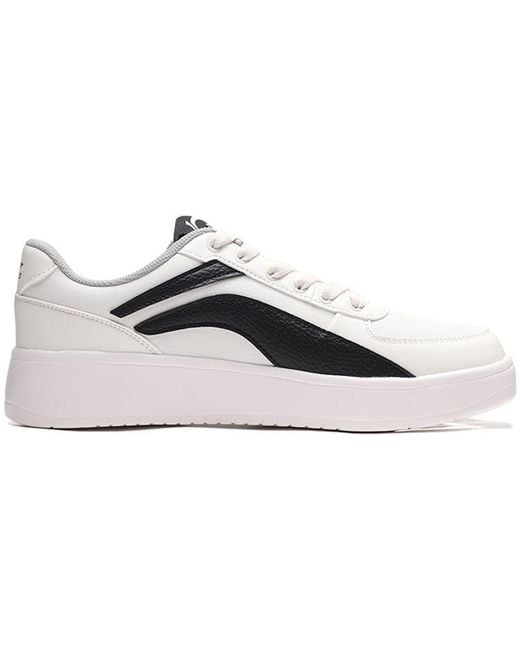 Li-ning White Casual Sneakers Low for men