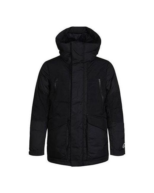 Nike Black Sportswear Down-Fill Sports Outdoor Hooded Stay Warm Down Jacket for men