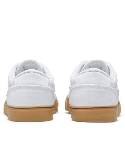 Nike White Chron 2 Canvas Sb Gum' for men
