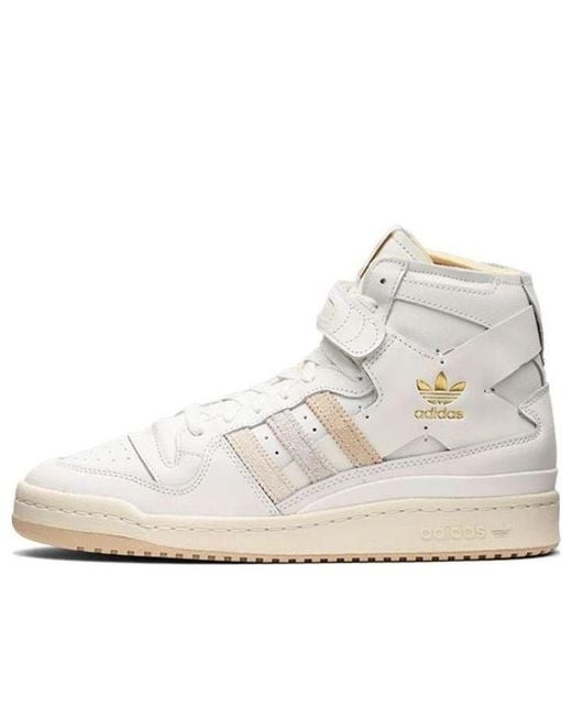 Adidas White Forum 84 High Magic' for men