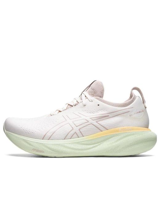 Asics White Gel-nimbus 25 Running for men