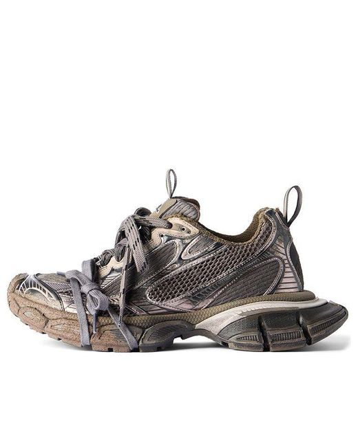 Balenciaga Gray 3Xl Sneaker Worn Out Sneakers Mesh And Polyurethane' for men