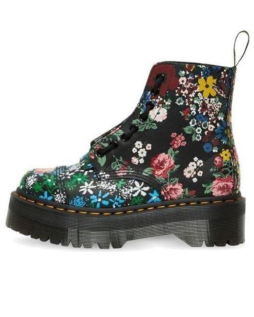 Dr. Martens Green (Wmns) Sinclair Jungle Mash Pascal Mid-Top Martin Boots