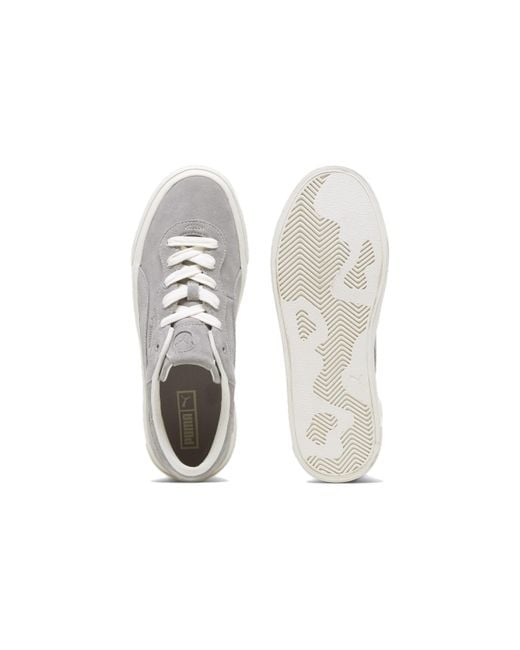 PUMA White Capri Royale Suede 'Light' for men