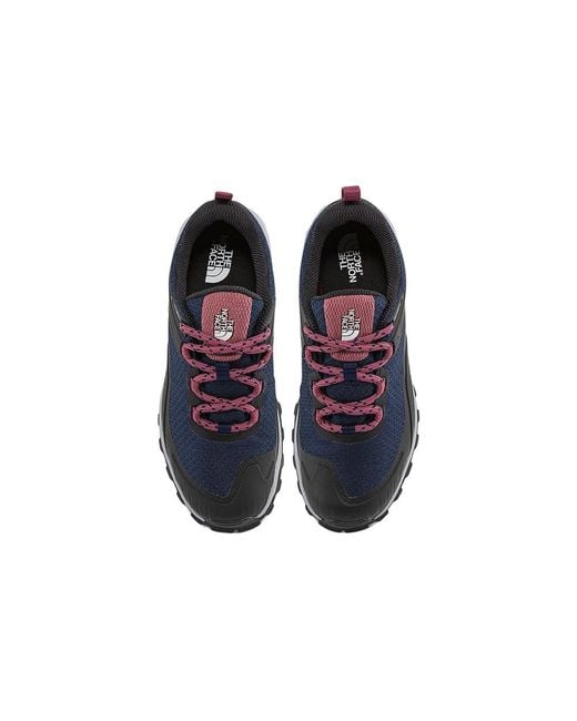 The North Face Blue (Wmns) Cragmont Waterproof Hiking Shoes