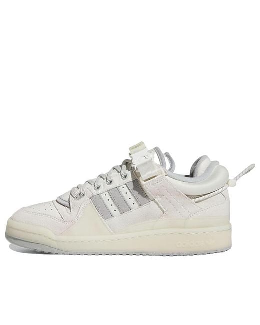 Adidas White X Bad Bunny Forum Buckle Low 'Last Forum' for men