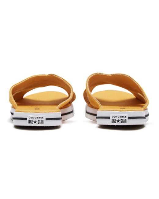 Converse Yellow (Wmns) One Star Slide 'Sunflower'