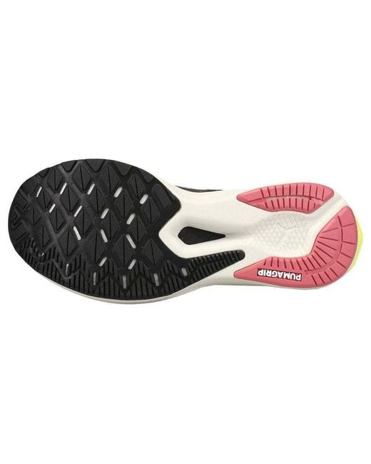 PUMA Black Deviate Nitro Wtr Running Shoes
