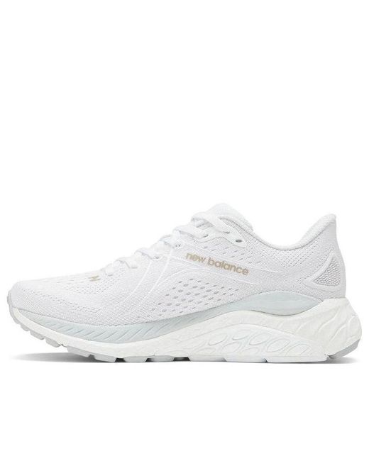 New Balance White Fresh Foam X Cushioned Running Shoes