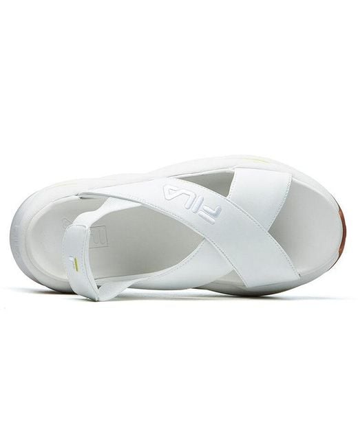 Fila White (Wmns) Sports Sandals For Bright