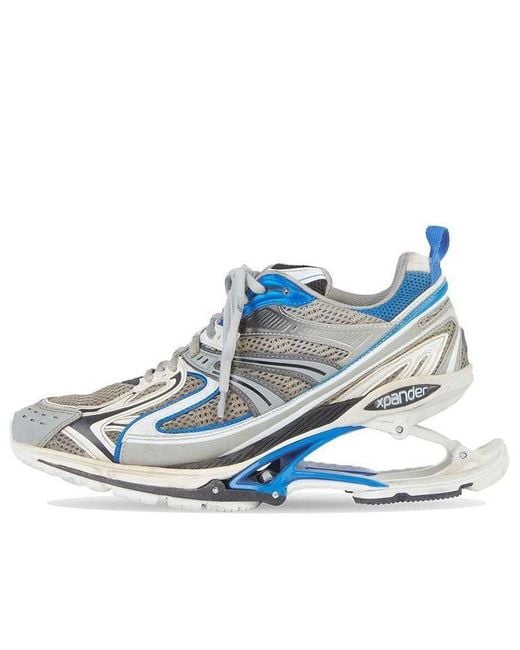 Balenciaga Blue X-Pander Sports Shoes for men