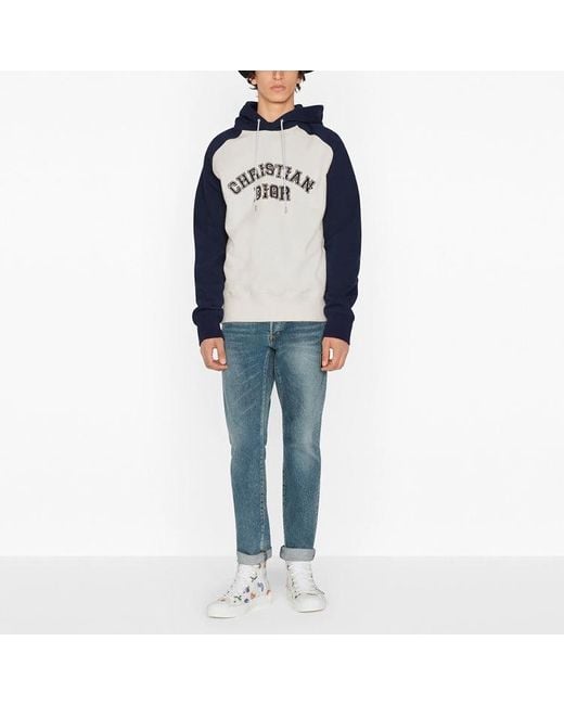 Dior Blue X Peter Doig Fw21 Logo Long-Sleeved for men