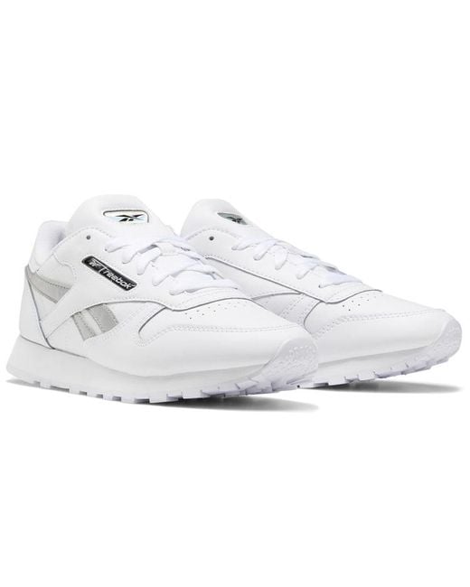 Reebok White (Wmns) Classic Leather Metallic'
