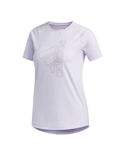 Adidas Blue (Wmns) Badge Of Sport T-Shirt