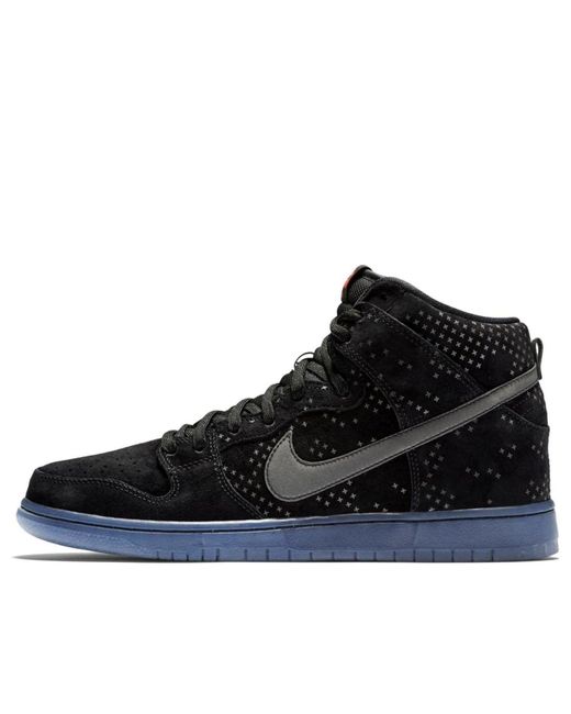 Nike Black Sb Dunk High Premium 'Flash' for men