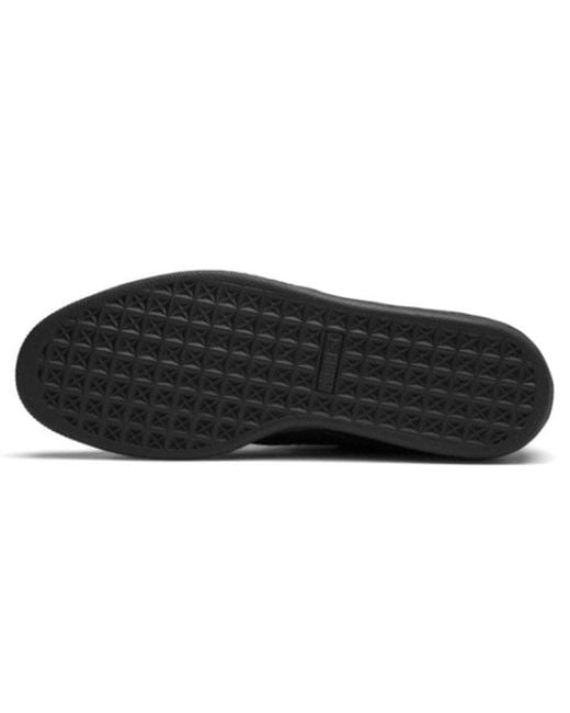 PUMA Black Suede Classic Tonal Nu Skool for men