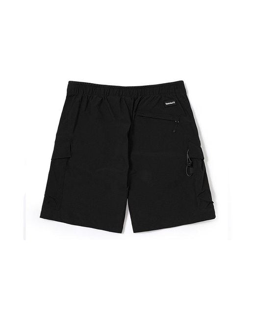 Timberland Black Stretch Quick Dry Wind Resistant Shorts for men